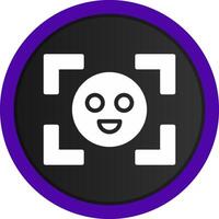 Face Detection Creative Icon Design vector