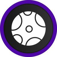 Full Moon Creative Icon Design vector