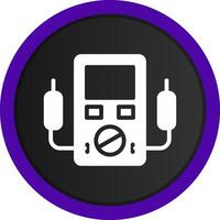 Voltmeter Creative Icon Design vector
