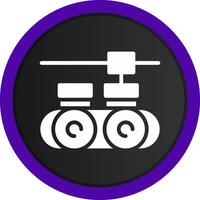 Conveyor Belt Creative Icon Design vector