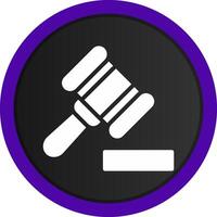 Gavel Creative Icon Design vector