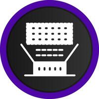 Laser Keyboard Creative Icon Design vector