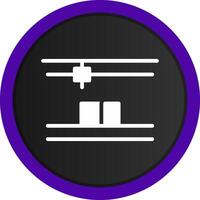 3D Printing Creative Icon Design vector
