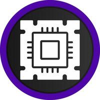 Processor Creative Icon Design vector