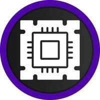 Processor Creative Icon Design vector