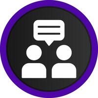 Dialogue Creative Icon Design vector