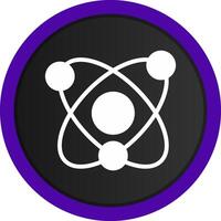 Atom Creative Icon Design vector