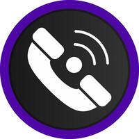 Phone Receiver Creative Icon Design vector