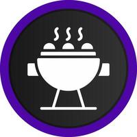 diseño de icono creativo de parrilla vector