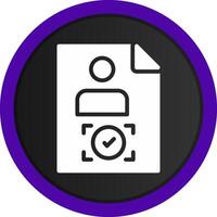 Approval Creative Icon Design vector