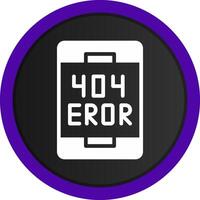 Error Creative Icon Design vector