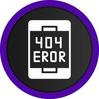 diseño de icono creativo de error vector