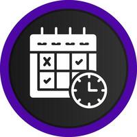 Schedule Creative Icon Design vector
