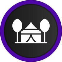 Tent Creative Icon Design vector