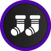 Baby Socks Creative Icon Design vector