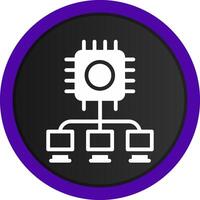 Intelligent Control Creative Icon Design vector