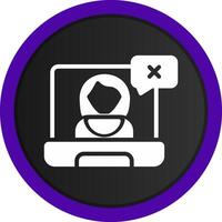 Wrong User Creative Icon Design vector