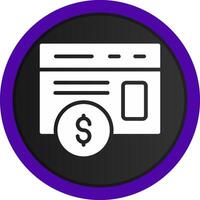 Paid Articles Creative Icon Design vector