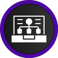 frente final desarrollo creativo icono diseño vector