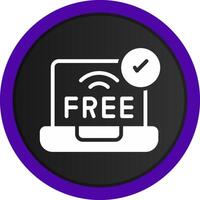 Free Wifi Creative Icon Design vector