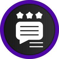 Customer Reviews Creative Icon Design vector