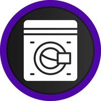 Washing Machine Creative Icon Design vector