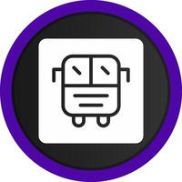 Bus Display Creative Icon Design vector