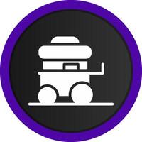 Food Cart Creative Icon Design vector