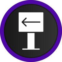 Left Creative Icon Design vector