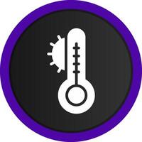 Temperature Creative Icon Design vector