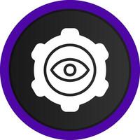 Eye Setting Creative Icon Design vector