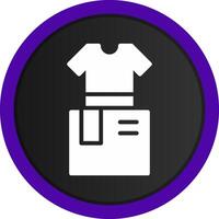 Clothes Box Creative Icon Design vector