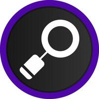 Magnifying Creative Icon Design vector
