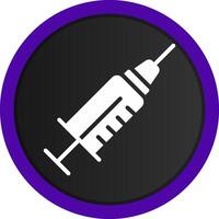 Needle And Syringe Creative Icon Design vector