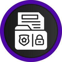 Confidential Creative Icon Design vector