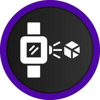 holo inteligente reloj creativo icono diseño vector