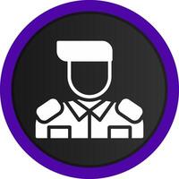 Policeman Creative Icon Design vector