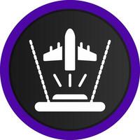 Ar Flight Training Creative Icon Design vector