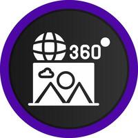 360 Image Creative Icon Design vector