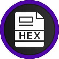 HEX Creative Icon Design vector