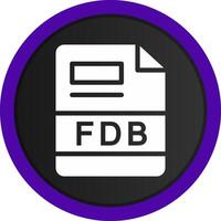 FDB Creative Icon Design vector