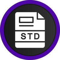 std creativo icono diseño vector