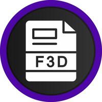 F3D Creative Icon Design vector