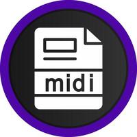 midi Creative Icon Design vector