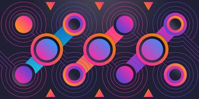 abstract line style in gradient background design vector