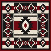 azteca Sur oeste labor de retazos modelo. del suroeste navajo geométrico forma sin costura modelo rústico bohemio estilo. étnico geométrico modelo utilizar para alfombra, Manteles, colcha, almohadón, tapicería, etc. vector