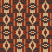 Aztec Southwest patchwork pattern. Southwestern Navajo geometric shape seamless pattern rustic bohemian style. Ethnic geometric pattern use for rug, tablecloth, quilt, cushion, upholstery, etc. vector