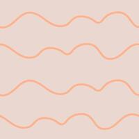 Abstract seamless pattern with curvy stripes vector