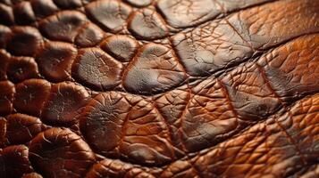 AI generated Close-up revealing the intricate texture of animal skin, forming an abstract background, Ai Generated photo