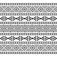 Navajo geometric black and white pattern for fabric, textile, print, rug. ethnic style pattern vector